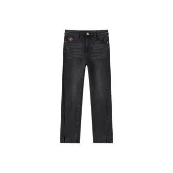 EICHITOO SS24 Jeans Women's Dark Gray