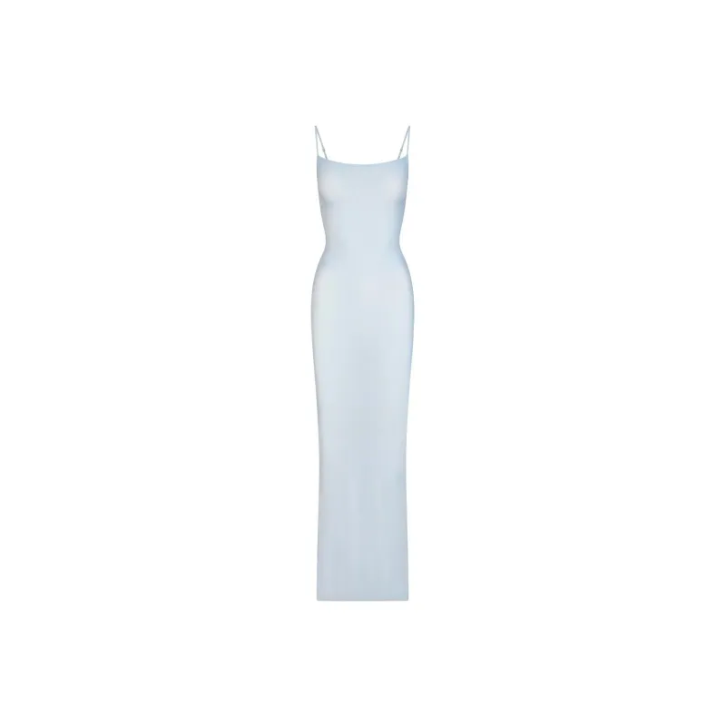 SKIMS Wedding Dress Series SOFT LOUNGE LONG SLIP DRESS Slip Dress Women's Celeste/Sky Blue-0