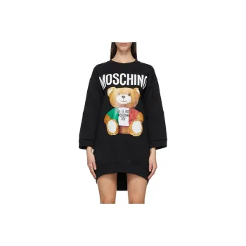 MOSCHINO Long Sleeved Dresses Women's Black