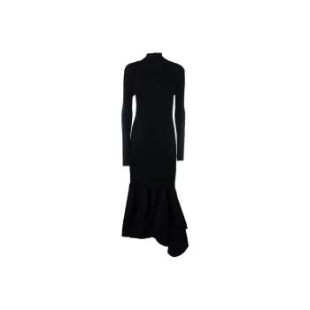 Bottega Veneta Long Sleeved Dresses Women's Black