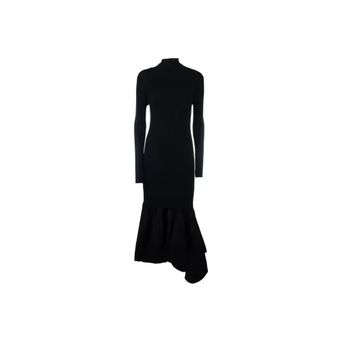 Bottega Veneta Long Sleeved Dresses Women's Black