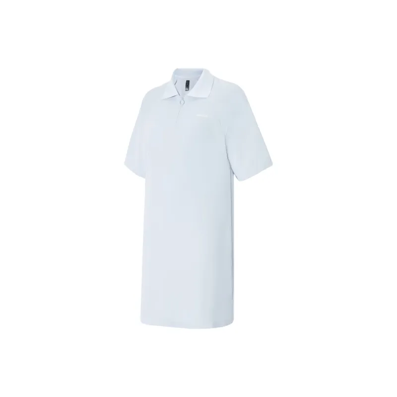 Adidas Short Sleeved Dresses Women's Light Blue-0