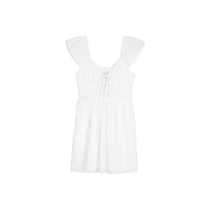 Hollister Short-Sleeved Dresses Women's White-0