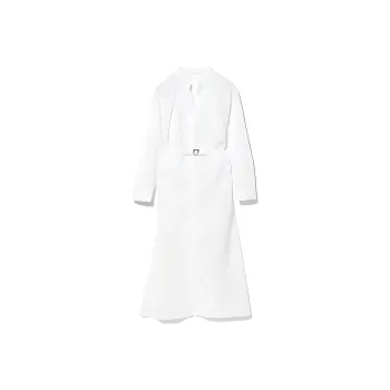 Beams Long Sleeved Dresses Women's White