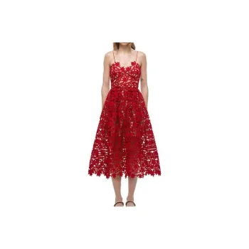 Self portrait Slip Dress Women's France Red