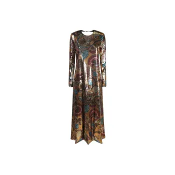 La DOUBLEJ. Swank Sequinned Floral print Dress