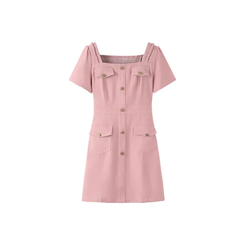 PAIN OR PLEASURE Short Sleeved Dresses Women's-3