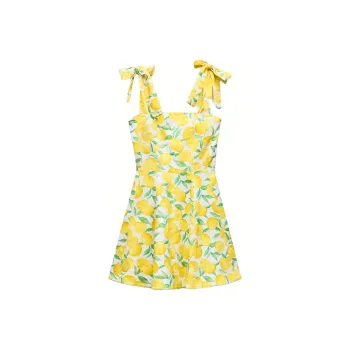 ZARA Sleeveless Dress Women's Yellow