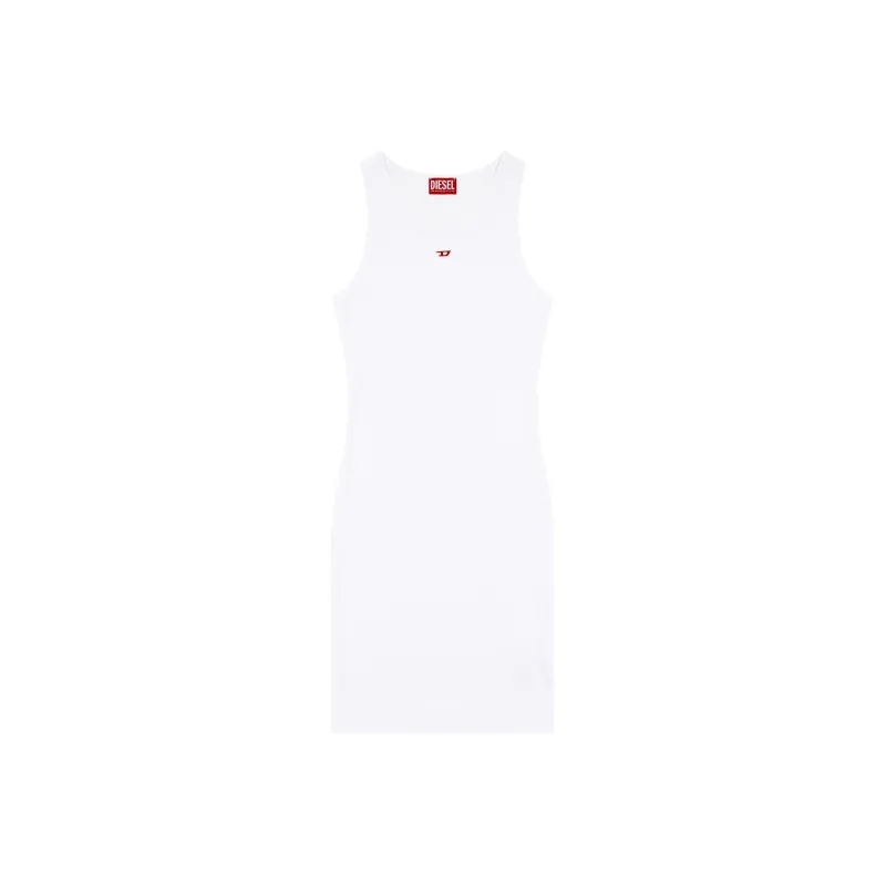 DIESEL FW24 Sleeveless Dress Women's White-0