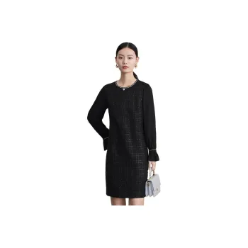FINITY Long Sleeved Dresses Women's Black