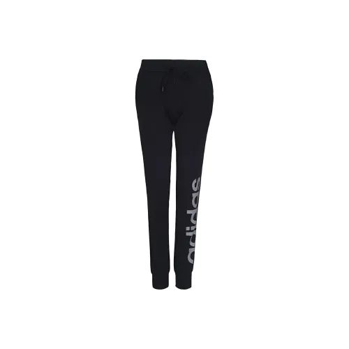 Adidas Knitted Sports Pants Women's Black