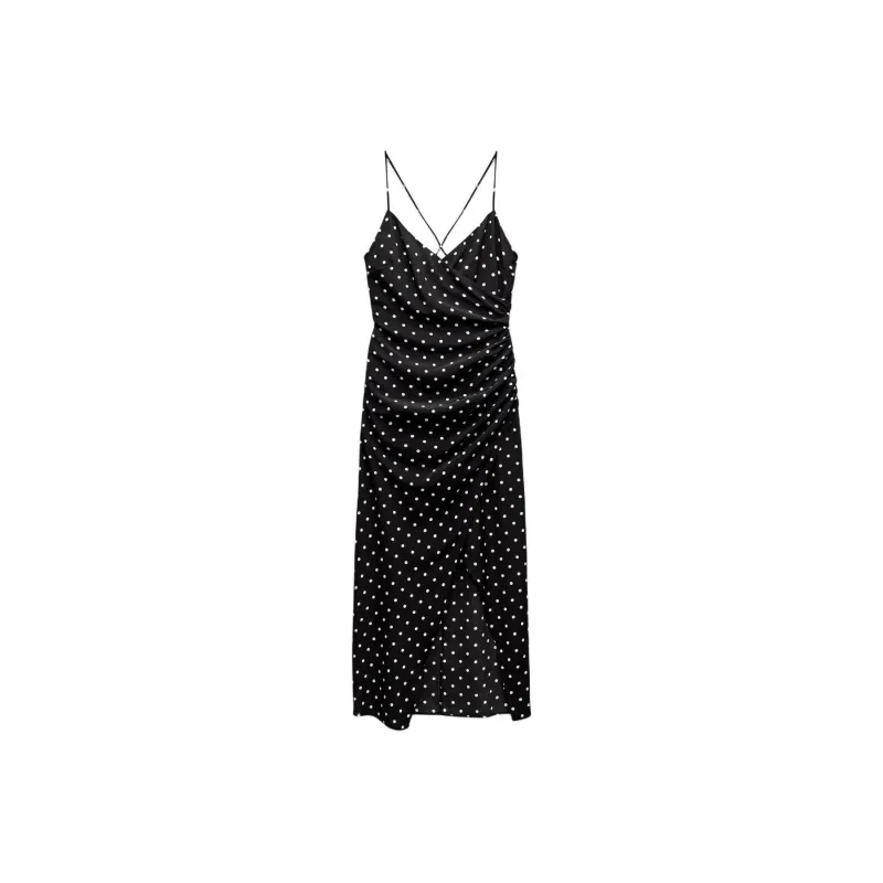 ZARA Slip Dresses Women's Black/White-0
