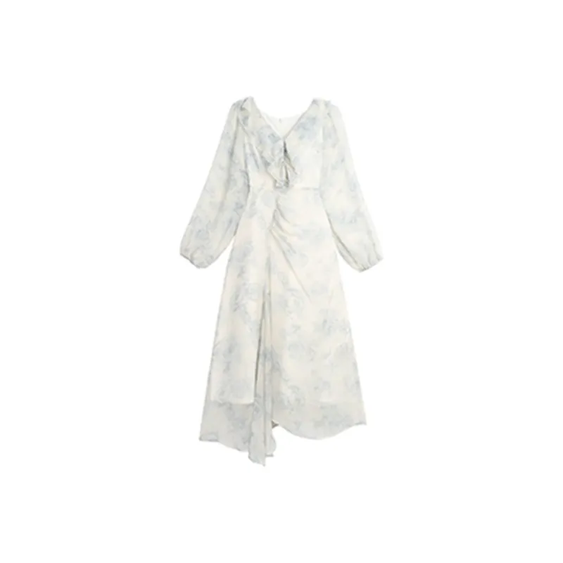 ARIADNAW STUDIO Long Sleeved Dresses Women's Blue-0