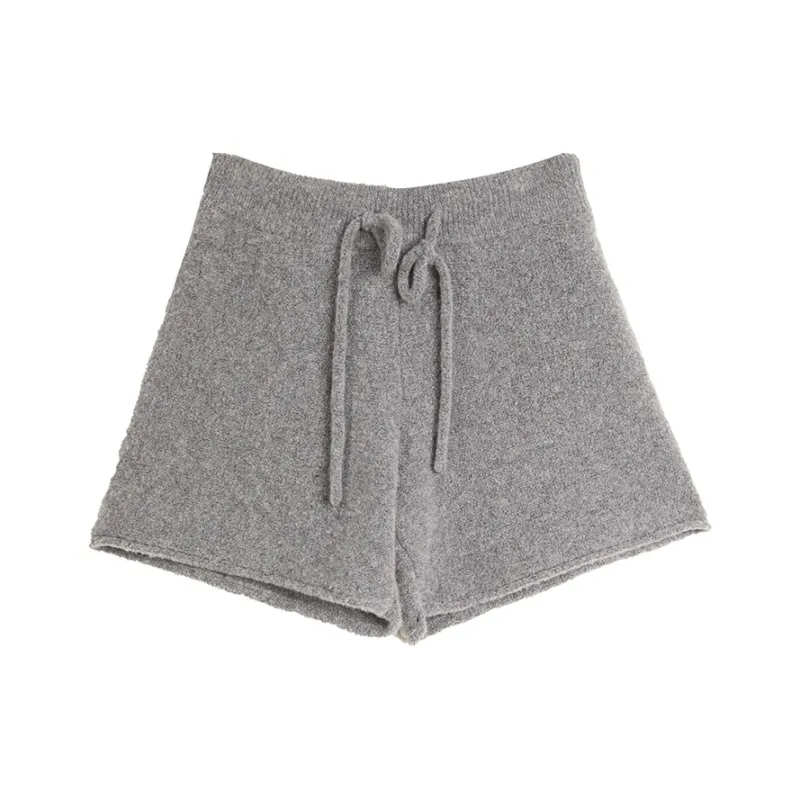 ELLE Casual Shorts Women's Medium Gray-0