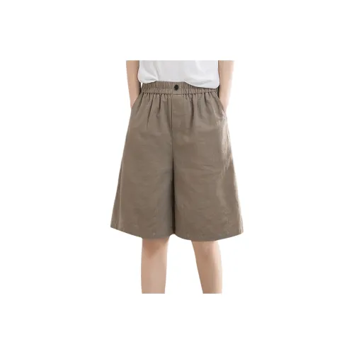 Cypress House Casual Shorts Women's Gray Coffee
