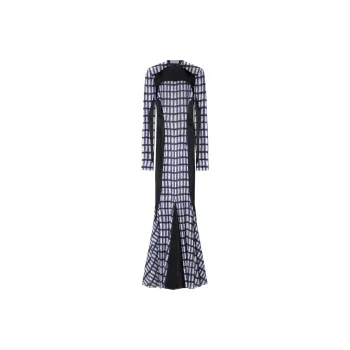 OFF WHITE Long Sleeved Dresses Women's Multicolor