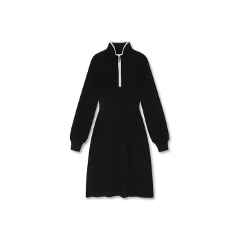 DKNY FW24 Long Sleeved Dress Women's Black