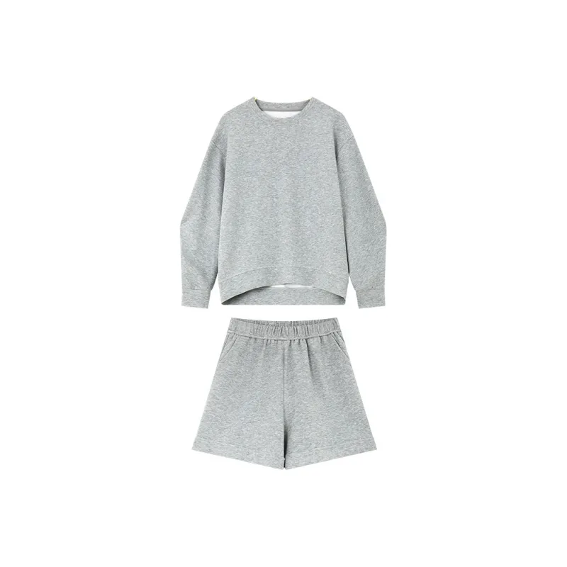 VIMLY Casual Suit Women's Heather Gray-0