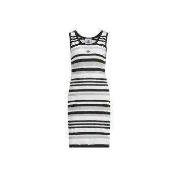 Adidas Originals KNIT DRESS Sleeveless Dress Women's Black