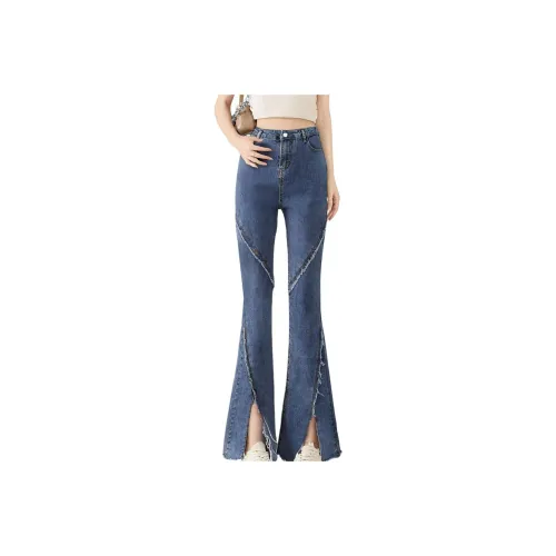 Love Elaine Jeans Regular Women's Blue Pants