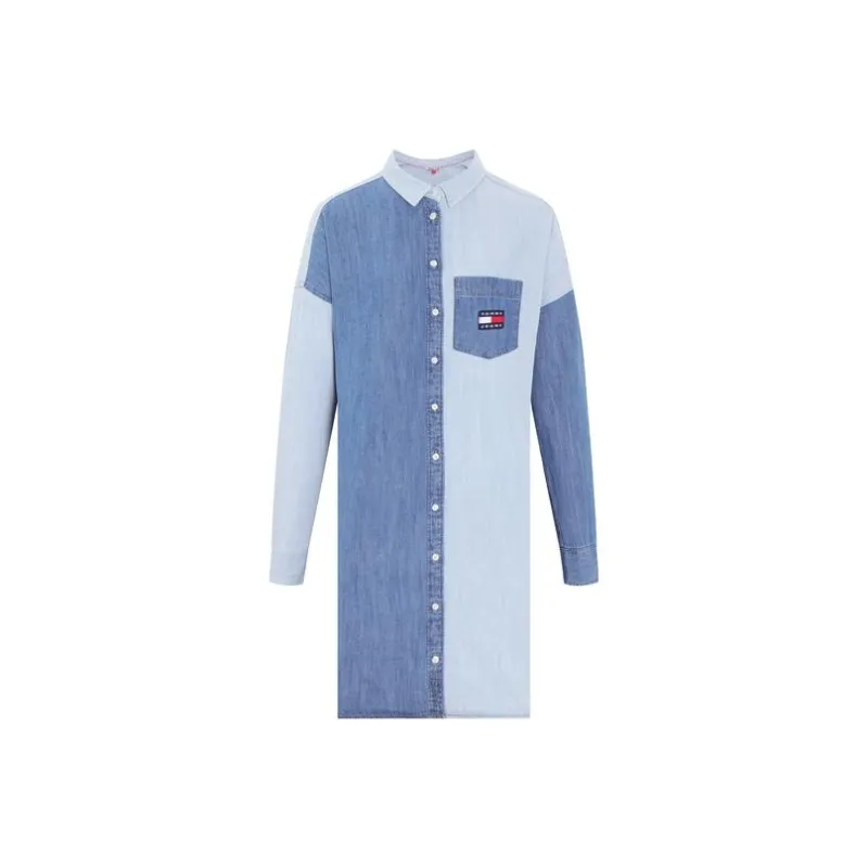 Tommy Hilfiger Long-Sleeved Dresses Women's Blue-0