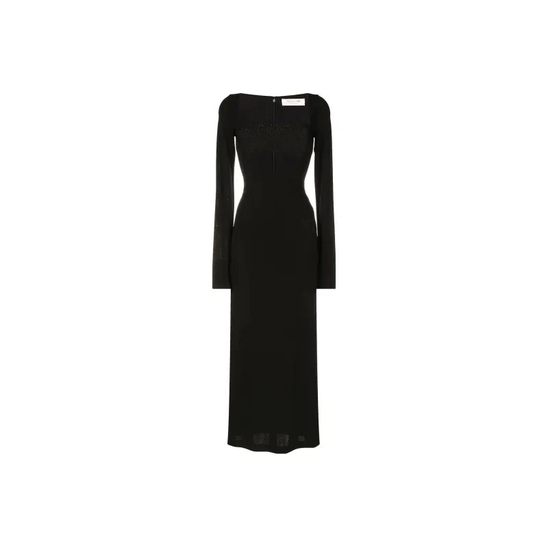 1017 ALYX 9SM Bandeau panel Macramé Knit Dress-0