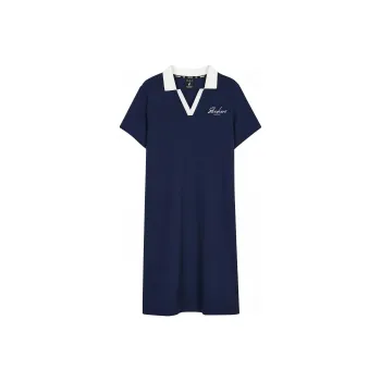 Skechers Short Sleeved Dresses Women's Marine Blue