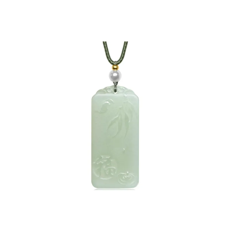 MARY WINDSOR Hetian Jade Pendants Pale Greenish White Jade Unisex-0