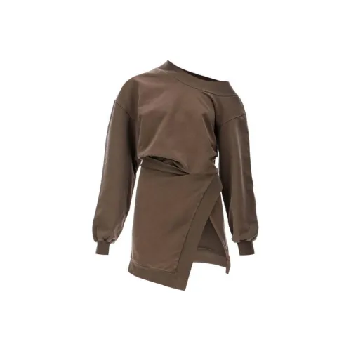 The Attico Asymmetric Cut Out Mini Dress