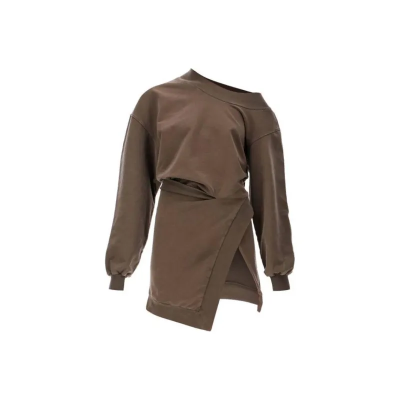 The Attico Asymmetric Cut Out Mini Dress-0