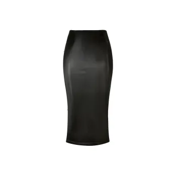 I.AM.GIA CARMEN PENCIL SKIRT Leather Long Skirts Women's Black