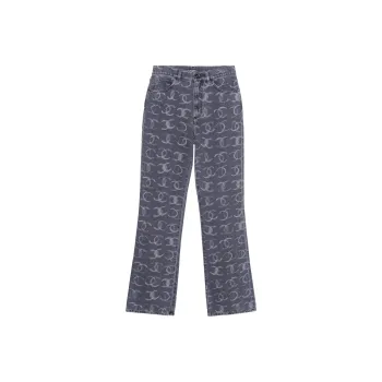CHANEL Jeans Women's Gray