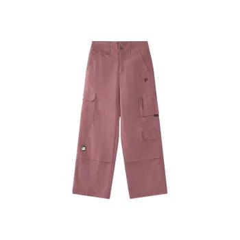FILA FUSION WORKWEAR Cargo Pants Women's Rhododendron Purple Pink