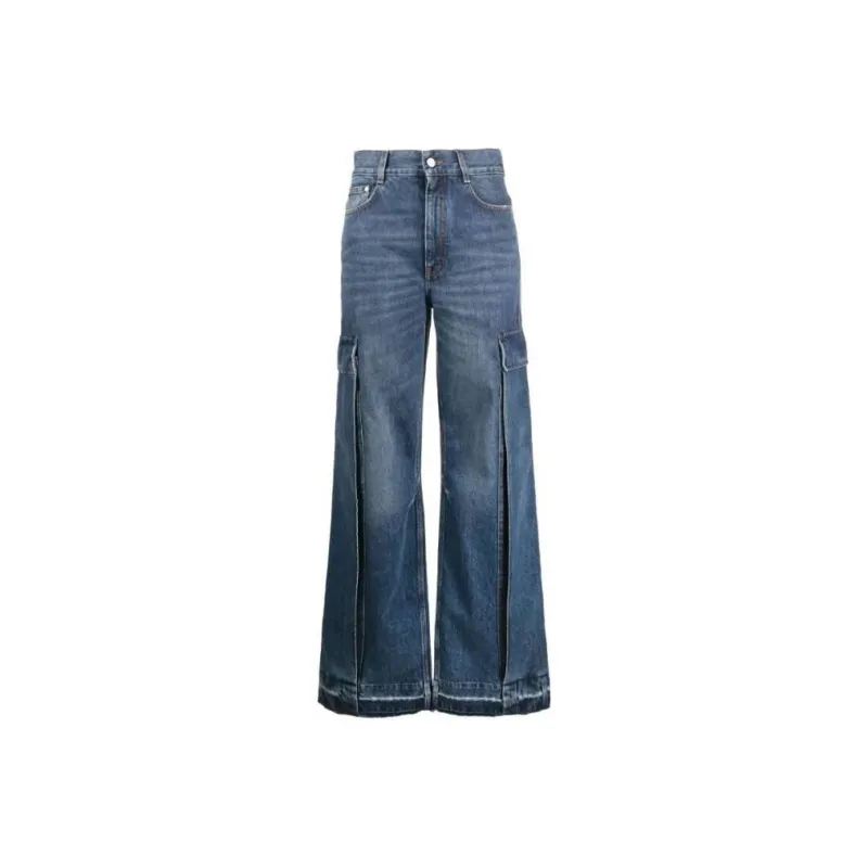 Stella McCartney Vintage Wash Cargo Jeans-0
