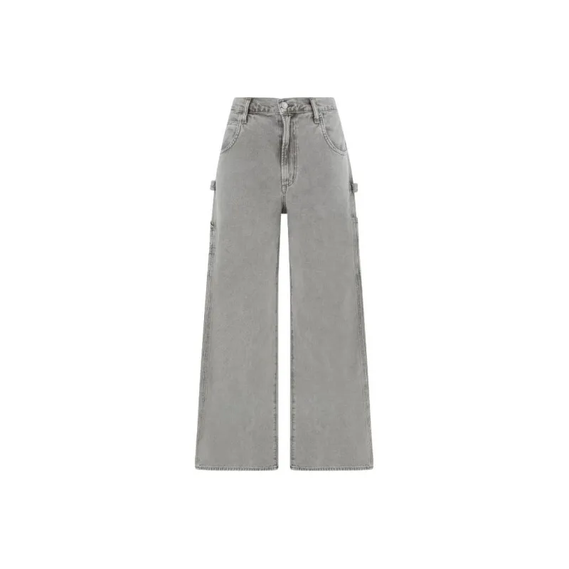 AGOLDE Magda Low Rise Wide Leg Jeans-0