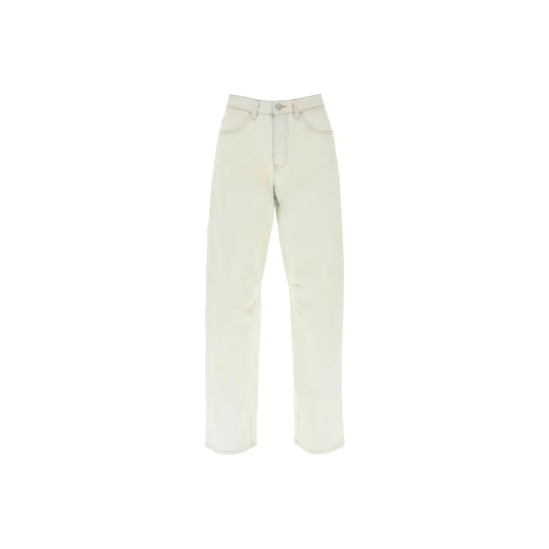 PALM ANGELS Tapered High waisted Jeans-0
