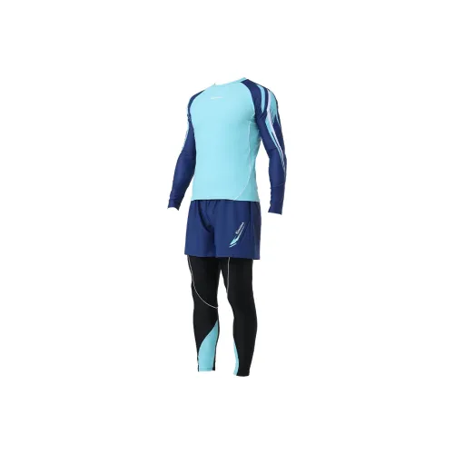 QIAODAN Men's Swimwear Men's Deep Sea Blue/Teal