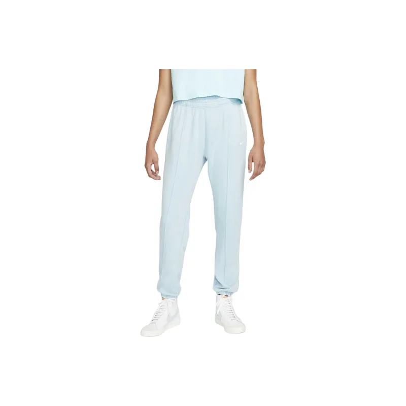 Nike Sportswear Essentials Series Knitted Sports Pants Women's Light Blue-0
