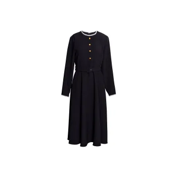 ROEYSHOUSE Long Sleeved Dresses Women's Black