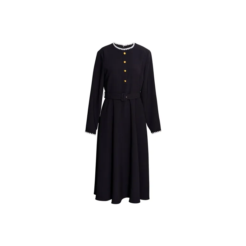 ROEYSHOUSE Long Sleeved Dresses Women's Black-0