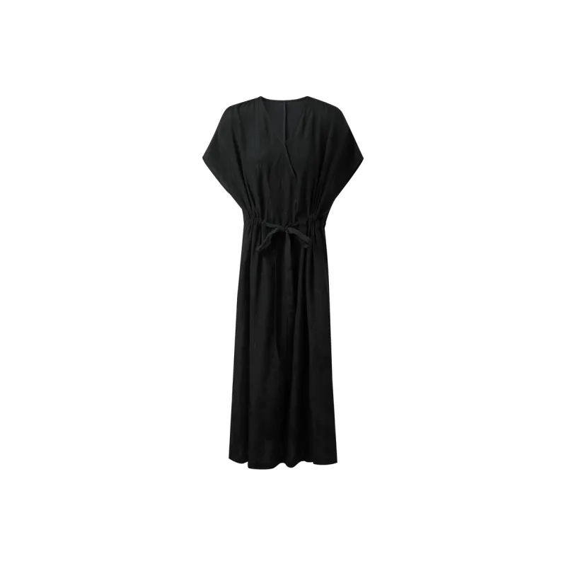 3COLOUR Short Sleeved Dress Women's Classic Black-0