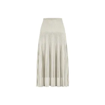 FENDI SS22 Casual Long Skirts Women's Gray