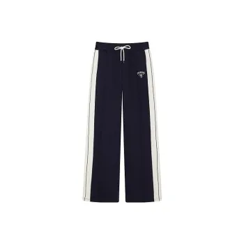 Teenie Weenie Knitted Sweatpants Women's Navy Blue