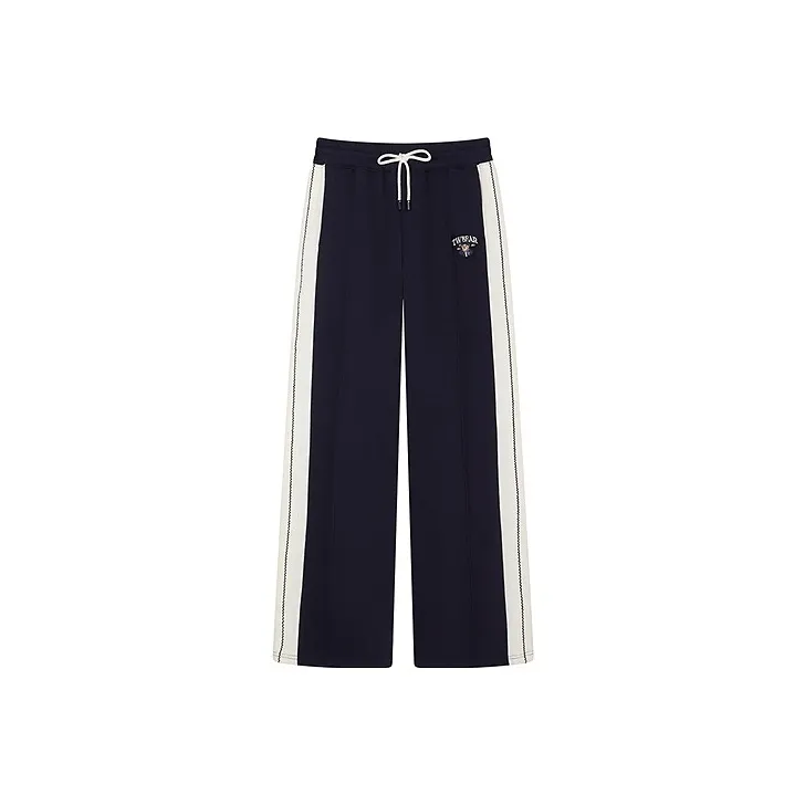 Teenie Weenie Knitted Sweatpants Women's Navy Blue-0