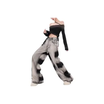 The New Age Family Jeans Women's Black Gray
