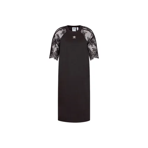 Adidas Short Sleeved Dress Women's Black