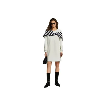 ELLE Long Sleeved Dresses Women's White