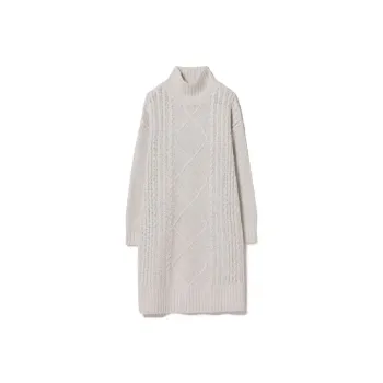 Beams Long-Sleeved Dresses Women's White