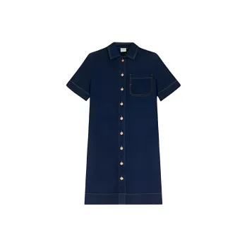 HAZZYS Short Sleeved Dresses Women's Dark Navy Blue