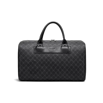 FAIRWHALE PU Travel Bag Handbag Travel Bag Unisex Lead Coffee